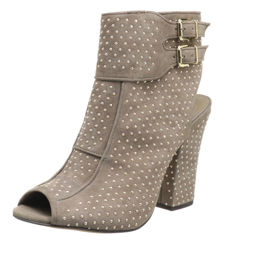 Jessica Simpson Mateo Studded Peep Toe Bootie